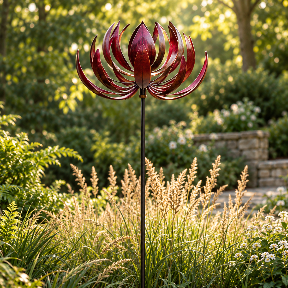 Kinetic Garden Art